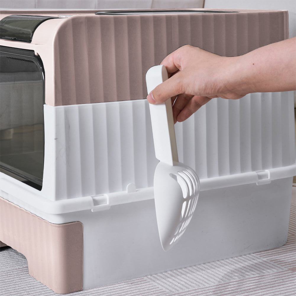 Fully Enclosed Cat Litter Box with UV Sterilization and Odour Control