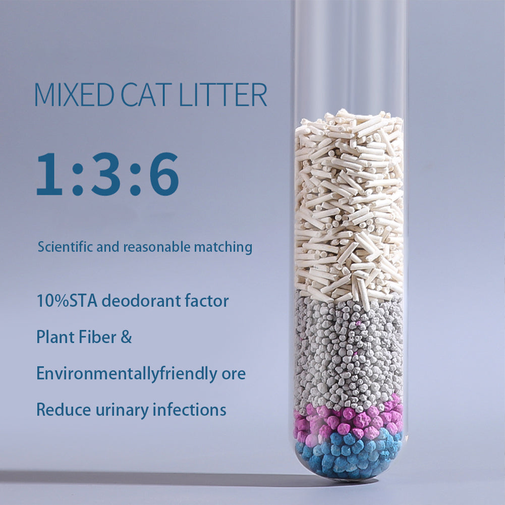 6L Natural Biodegradable Tofu Cat Litter – Effective Odour Control & Clumping, Easy Cleanup