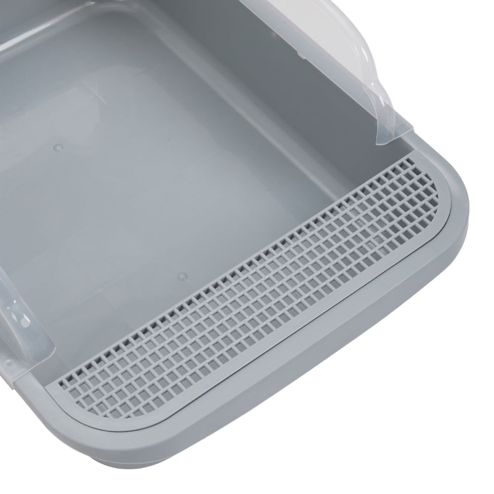Semi-Closed Cat Litter Box – Splash-Proof, Odour Control, Travel-Friendly, for Large Cats