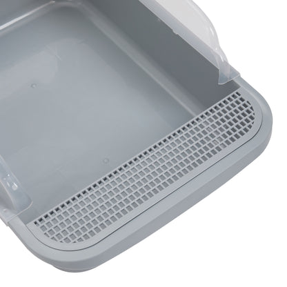 Semi-Closed Cat Litter Box – Splash-Proof, Odour Control, Travel-Friendly, for Large Cats
