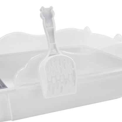 Semi-Closed Cat Litter Box – Splash-Proof, Odour Control, Travel-Friendly, for Large Cats