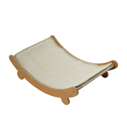 Sisal Cat Scratcher Bed – Dual-Purpose Rest & Scratch Station for Happy Cats