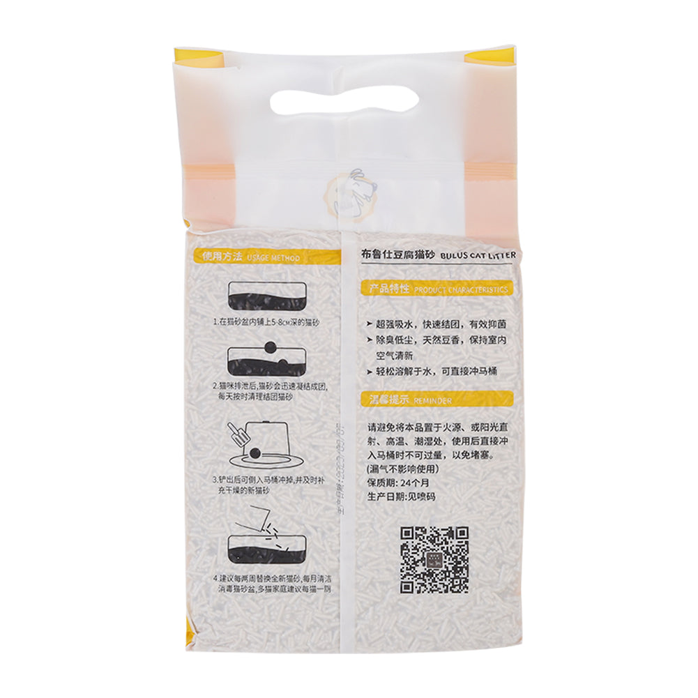 6L Natural Biodegradable Tofu Cat Litter – Effective Odour Control & Clumping, Easy Cleanup