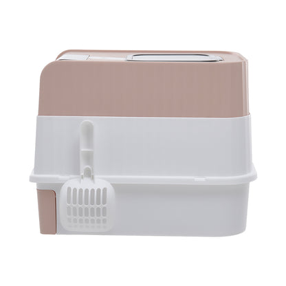 Fully Enclosed Cat Litter Box with UV Sterilization and Odour Control