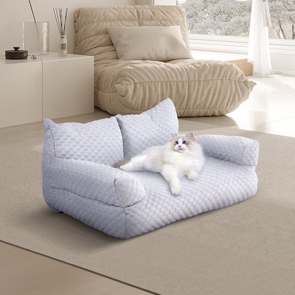 Ice Silk Cooling Pet Sofa Bed – Comfortable & Breathable Bed for Pets