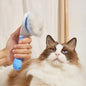 Pet Grooming Brush – Stainless Steel Bristles for Cats, Dogs & Rabbits – Gentle & Efficient Fur Removal Tool