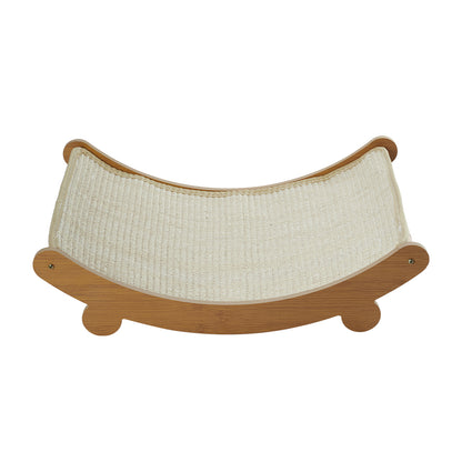 Sisal Cat Scratcher Bed – Dual-Purpose Rest & Scratch Station for Happy Cats
