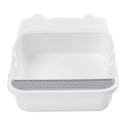 Semi-Closed Cat Litter Box – Splash-Proof, Odour Control, Travel-Friendly, for Large Cats