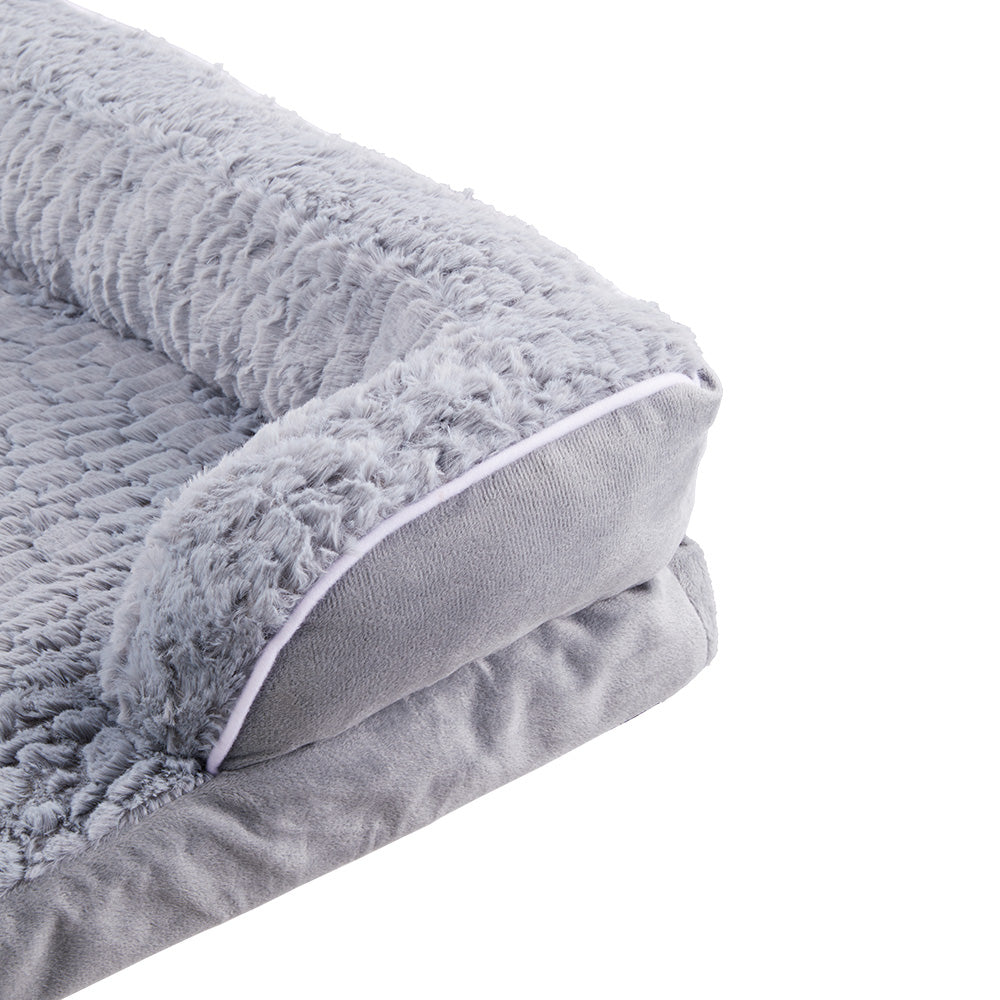 Large Plush Pet Sleeping Bed with Non-Slip Base – Waterproof, Supportive, and Cozy