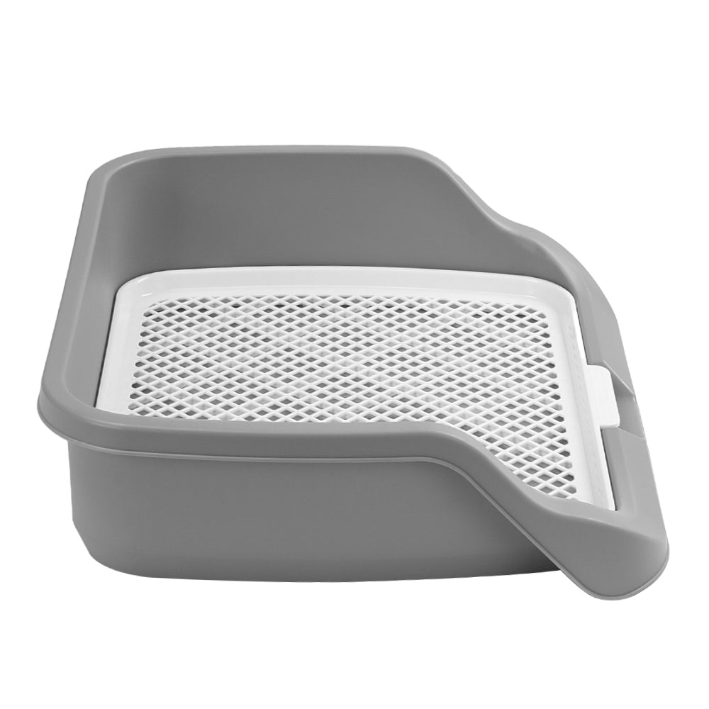 Extra Large Dog Potty Tray with Removable Post – Durable, Easy-Clean Indoor Potty Solution for Dogs
