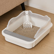 Semi-Closed Cat Litter Box – Splash-Proof, Odour Control, Travel-Friendly, for Large Cats