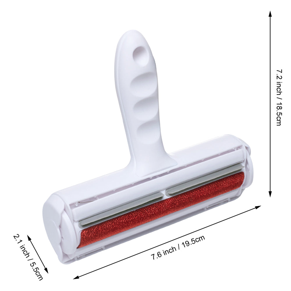 Red Pet Hair Remover Roller for Cats and Dogs – Eco-Friendly, Reusable Pet Hair Cleaner