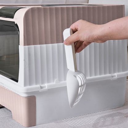 Fully Enclosed Cat Litter Box with UV Sterilization and Odour Control