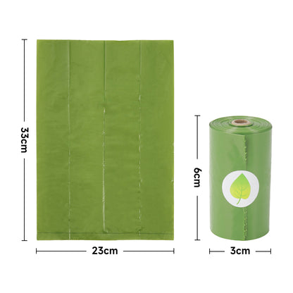 Biodegradable Unscented Dog Poop Bags — 120-Pack Eco-Friendly, Leak-Proof Waste Bags