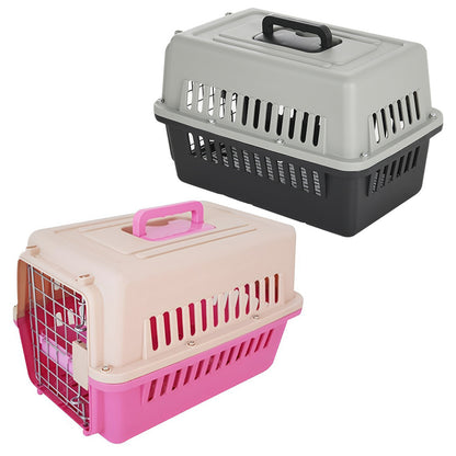 Hard-Sided Pet Travel Carrier – Compact & Secure Kennel for Small Pets