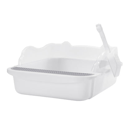 Semi-Closed Cat Litter Box – Splash-Proof, Odour Control, Travel-Friendly, for Large Cats