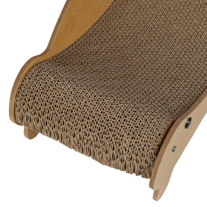 3-in-1 Cat Scratcher Bed – Cozy Resting Spot with Scratching and Play Features