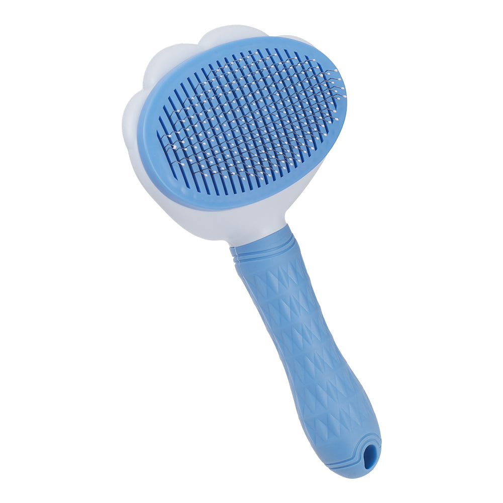 Pet Grooming Brush – Stainless Steel Bristles for Cats, Dogs & Rabbits – Gentle & Efficient Fur Removal Tool