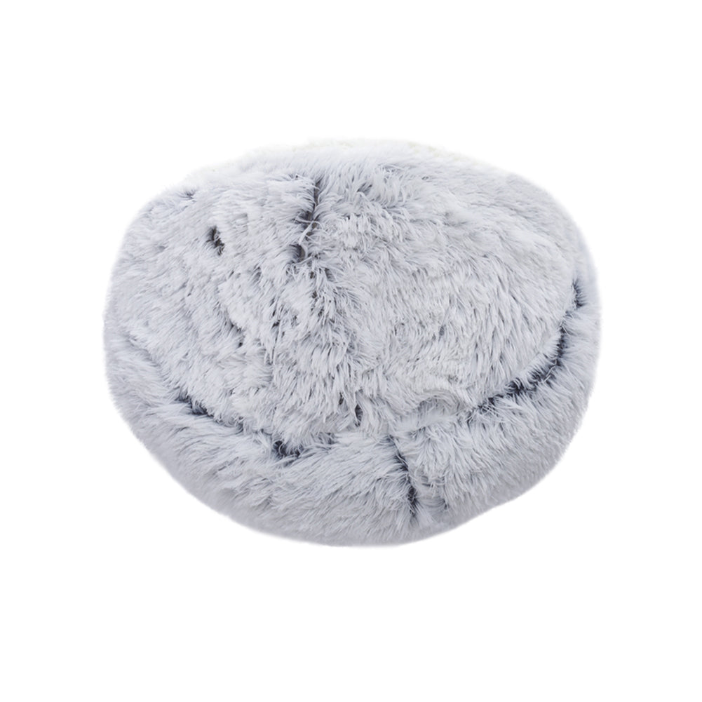Cozy Plush Pet Bed – Soft, Semi-Enclosed Retreat for Cats & Dogs