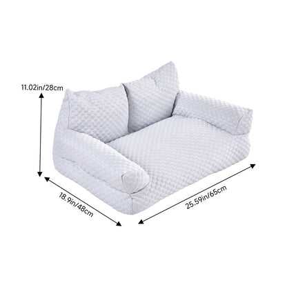 Ice Silk Cooling Pet Sofa Bed – Comfortable & Breathable Bed for Pets