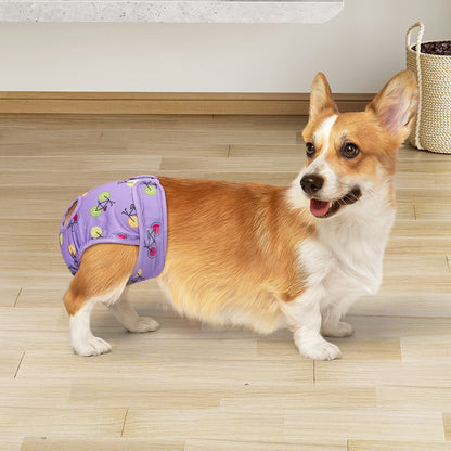Reusable Pet Nappies – 3-Pack Washable Diapers for Medium Pets, Leak-Proof & Soft Fit