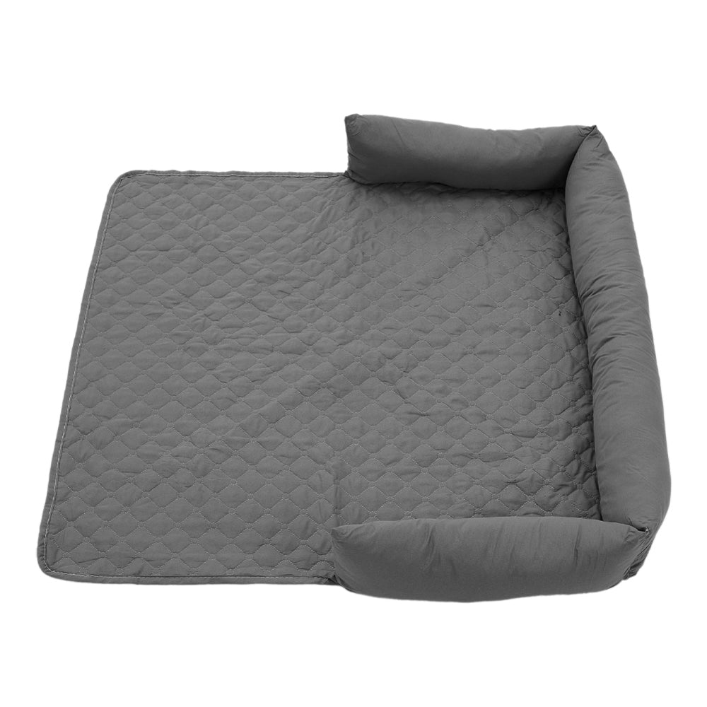 Waterproof Pet Bed Furniture Protector Mat with Pillow – Sofa Cover for Dogs & Cats