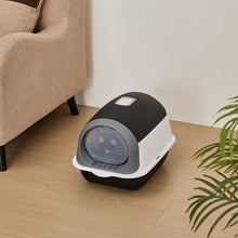 Detachable Hooded Cat Litter Box with Flip Top, Odour Control & Scoop – Compact & Easy Clean Design