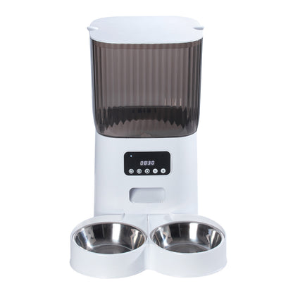 5L Smart Pet Feeder – Dual Power with Airtight Storage and Anti-Jam Feeding