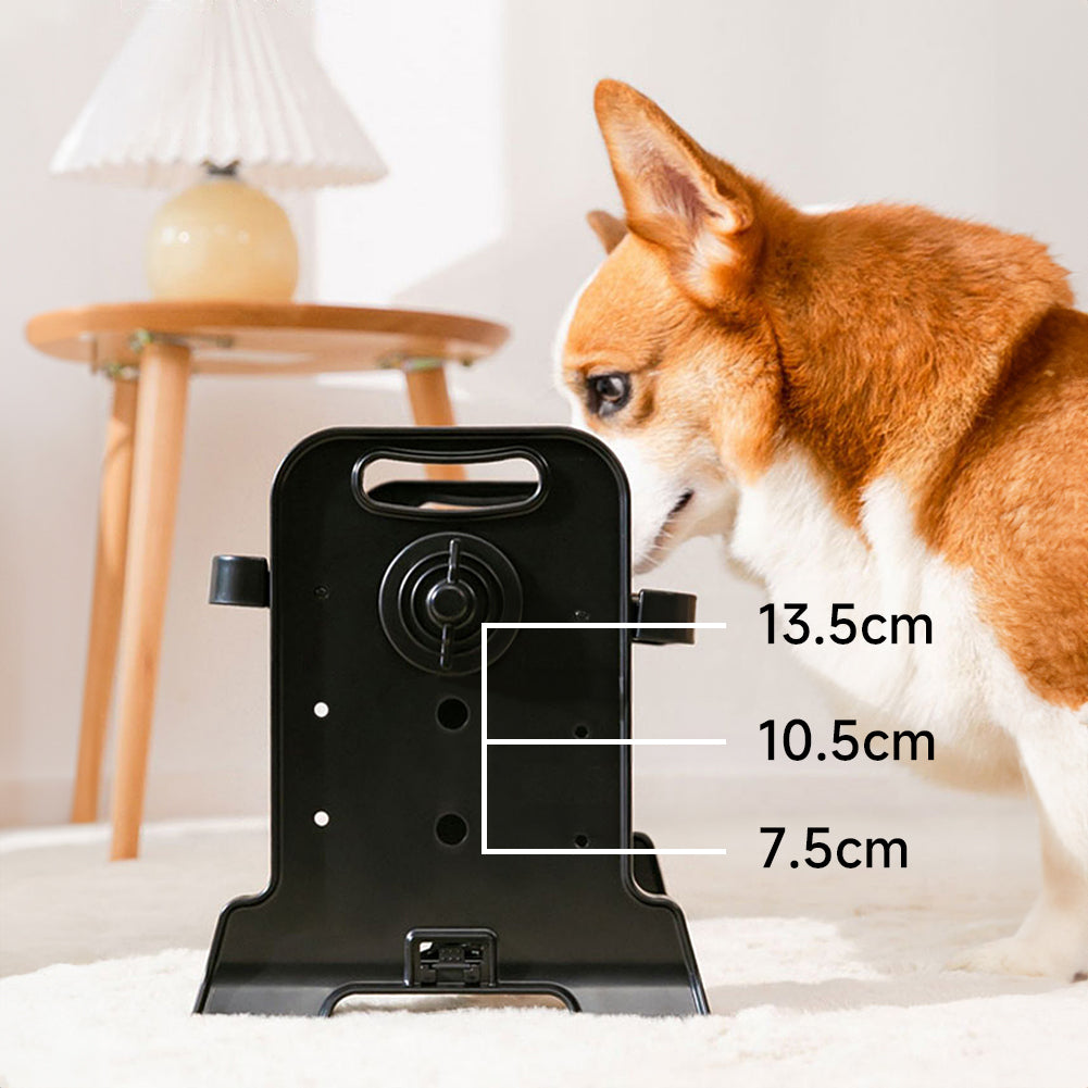 Elevated Pet Feeder with 2 Stainless Steel Bowls – Adjustable Height Stand for Cats and Dogs