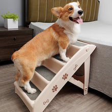 4-Step Foldable Pet Stairs - Durable Indoor Climbing Ladder for Cats & Dogs