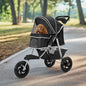 Foldable Pet Stroller for Cats and Dogs – Stylish & Secure Travel Solution for Pets