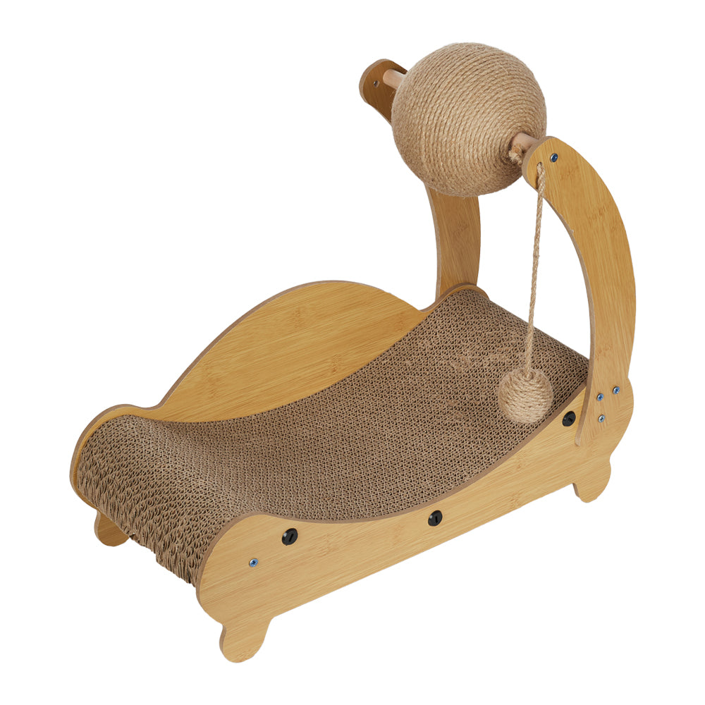 3-in-1 Cat Scratcher Bed – Cozy Resting Spot with Scratching and Play Features