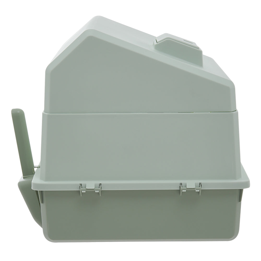 Foldable Enclosed Cat Litter Box with Air Filter – Privacy & Easy Clean Design for Cats