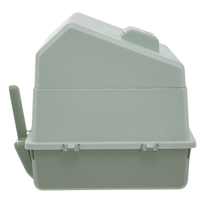 Foldable Enclosed Cat Litter Box with Air Filter – Privacy & Easy Clean Design for Cats