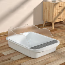 Semi-Closed Cat Litter Box – Splash-Proof, Odour Control, Travel-Friendly, for Large Cats