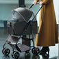 Detachable Pet Stroller with Rain Cover – Convertible Carrier for Cats and Dogs