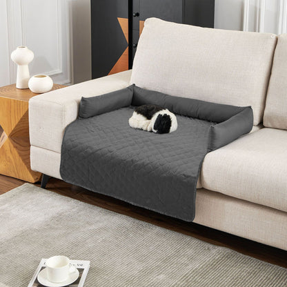Waterproof Pet Bed Furniture Protector Mat with Pillow – Sofa Cover for Dogs & Cats