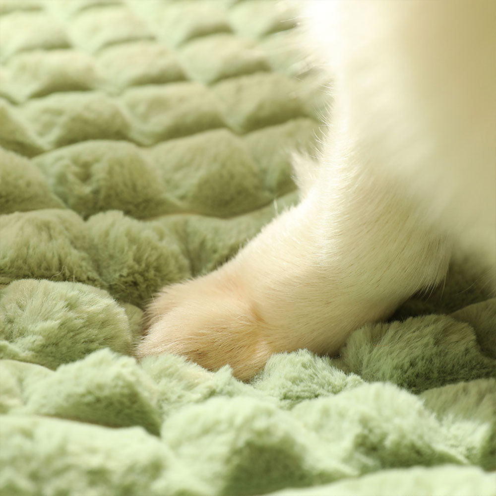 Washable Pet Bed – Soft Faux Fur Sleeping Cushion Mat for Puppy & Cat