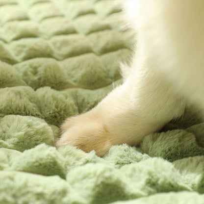 Washable Pet Bed – Soft Faux Fur Sleeping Cushion Mat for Puppy & Cat