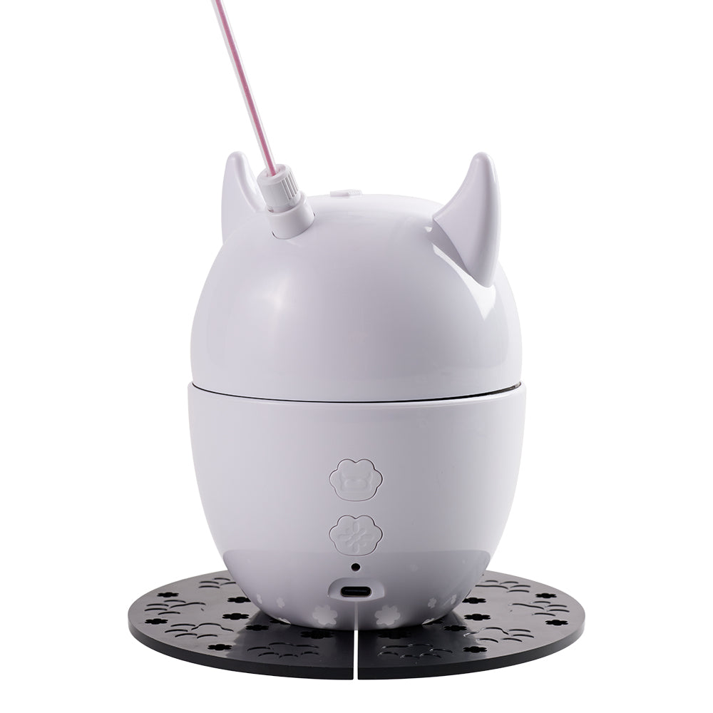 Rechargeable Automatic Cat Laser Toy with Remote Control – Interactive Fun with Adjustable Speed and Laser Patterns