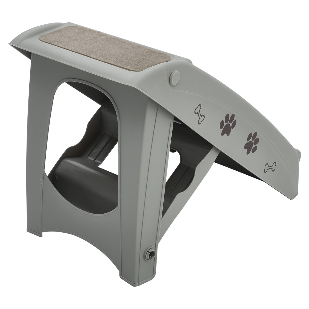 4-Step Plastic Foldable Pet Stair – Durable & Non-Slip Indoor Climbing Ladder for Pets