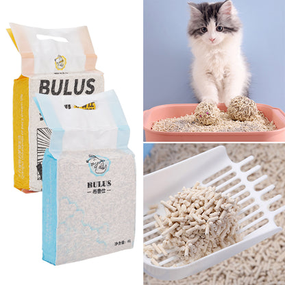 6L Natural Biodegradable Tofu Cat Litter – Effective Odour Control & Clumping, Easy Cleanup