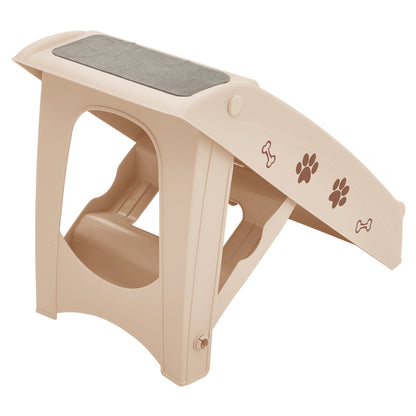 4-Step Foldable Pet Stairs - Durable Indoor Climbing Ladder for Cats & Dogs