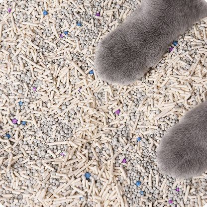 6L Quick Clumping Dust-Free Mixed Tofu Cat Litter – Odor Control, Easy Clean, and Toilet-Friendly Formula