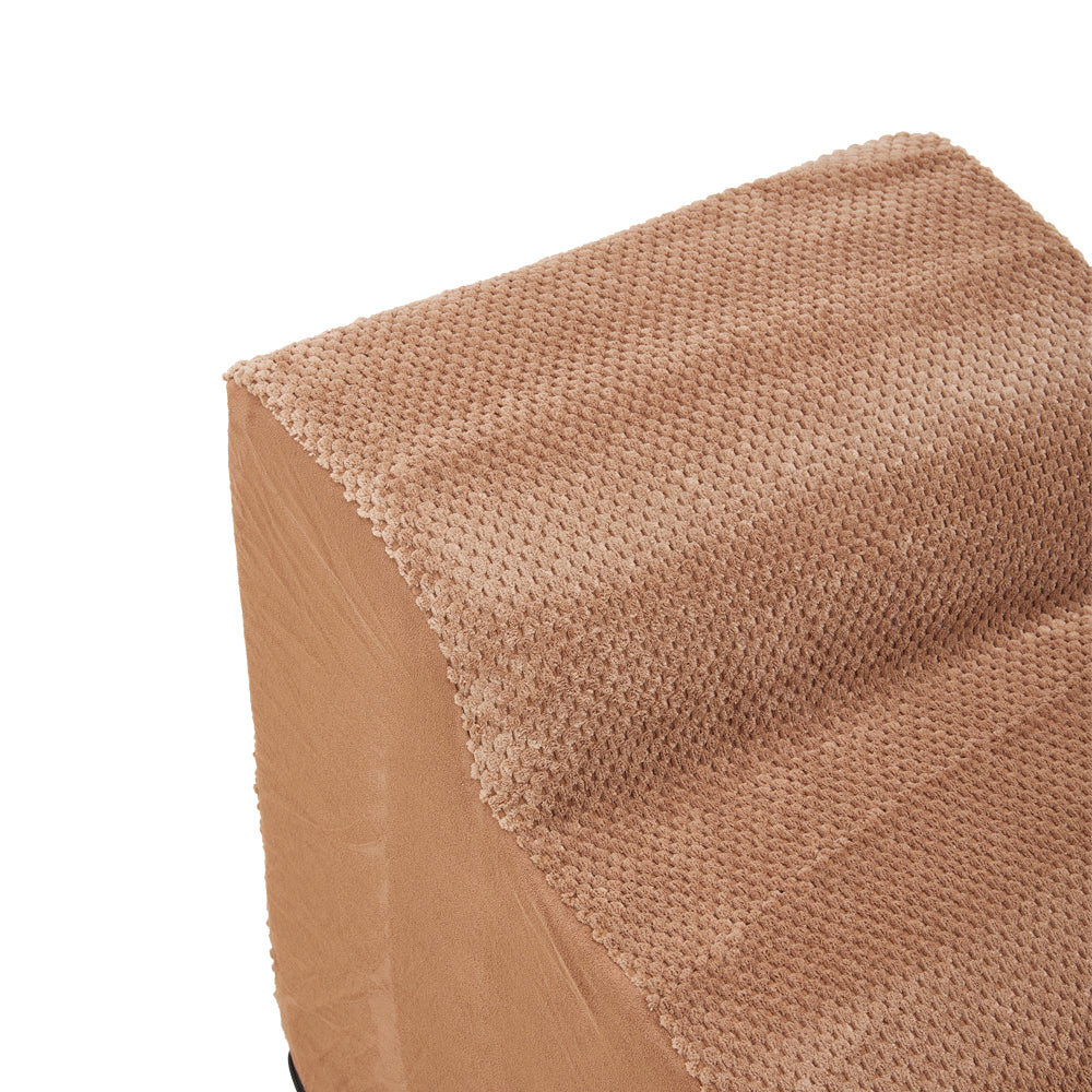 Non-Slip Pet Stairs with Removable Cover – Comfortable & Safe for Small Dogs