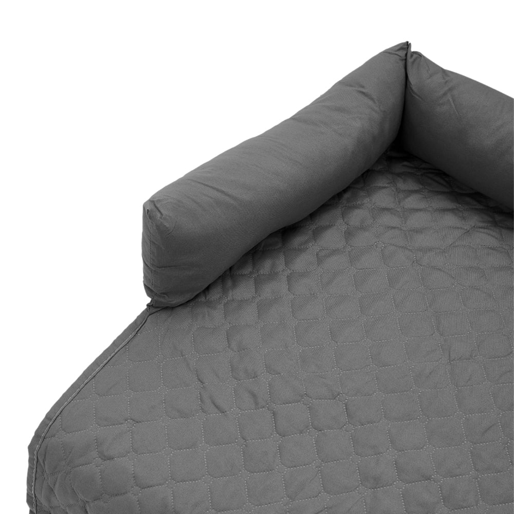 Waterproof Pet Bed Furniture Protector Mat with Pillow – Sofa Cover for Dogs & Cats