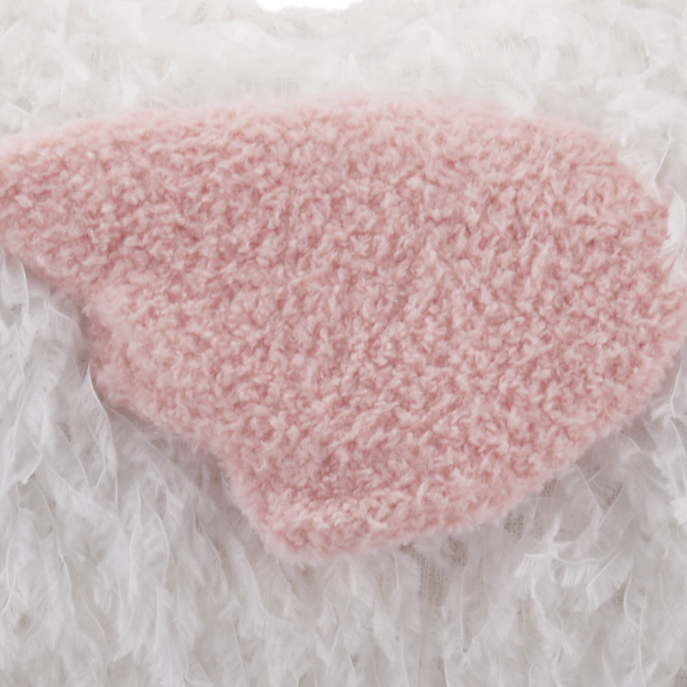 Flamingo Cat Scratching Post with Sisal Rope, Cozy Nest & Hanging Toy Ball – Space-Saving Design