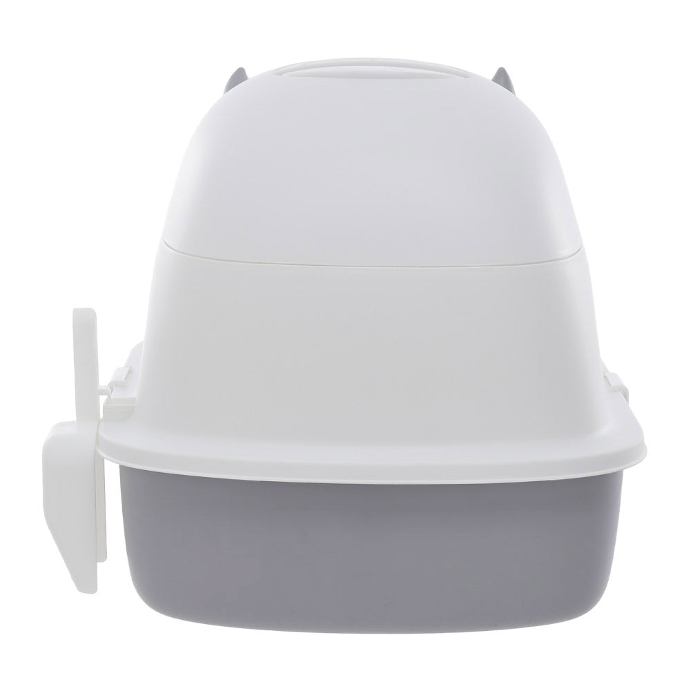 Little Devil Design Enclosed Cat Litter Box – Privacy, Easy Access, and Mess-Free