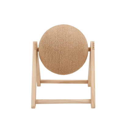 Cat Scratching Ball Natural Sisal Scratcher Pet Toy, CT0681