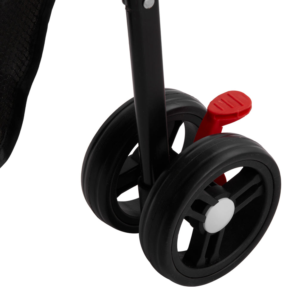 Detachable Pet Stroller with Rain Cover – Convertible Carrier for Cats and Dogs